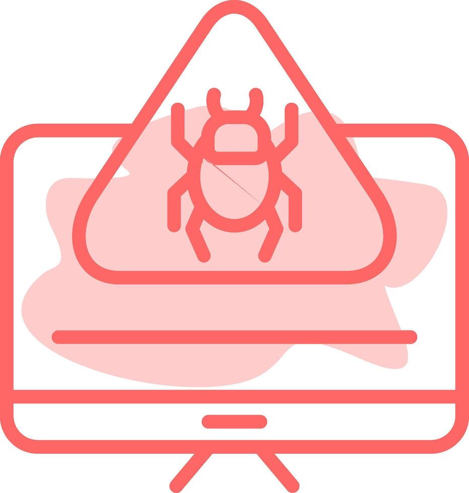 virus Colorful Icon vector