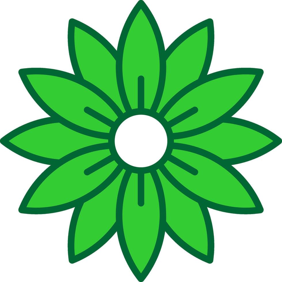 Aster Colorful Icon vector