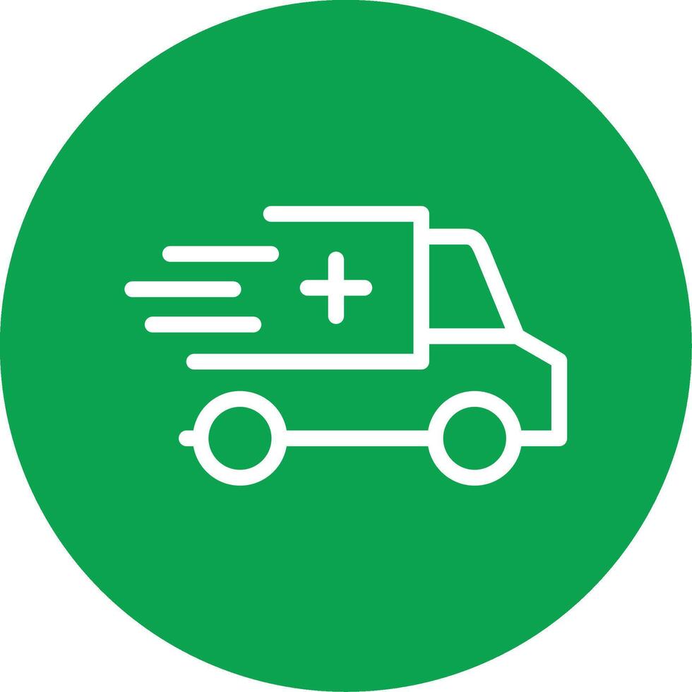 Medicine Delivery Colorful Icon vector