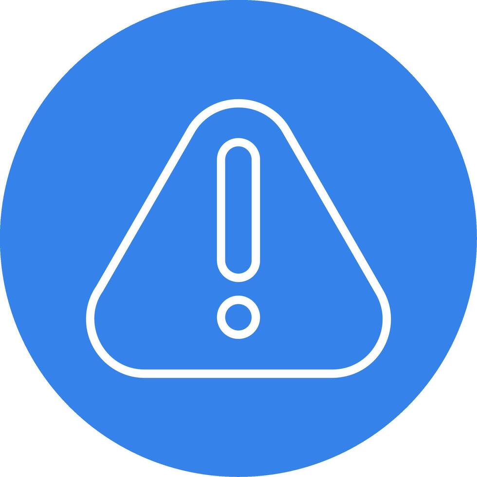Caution Colorful Icon vector