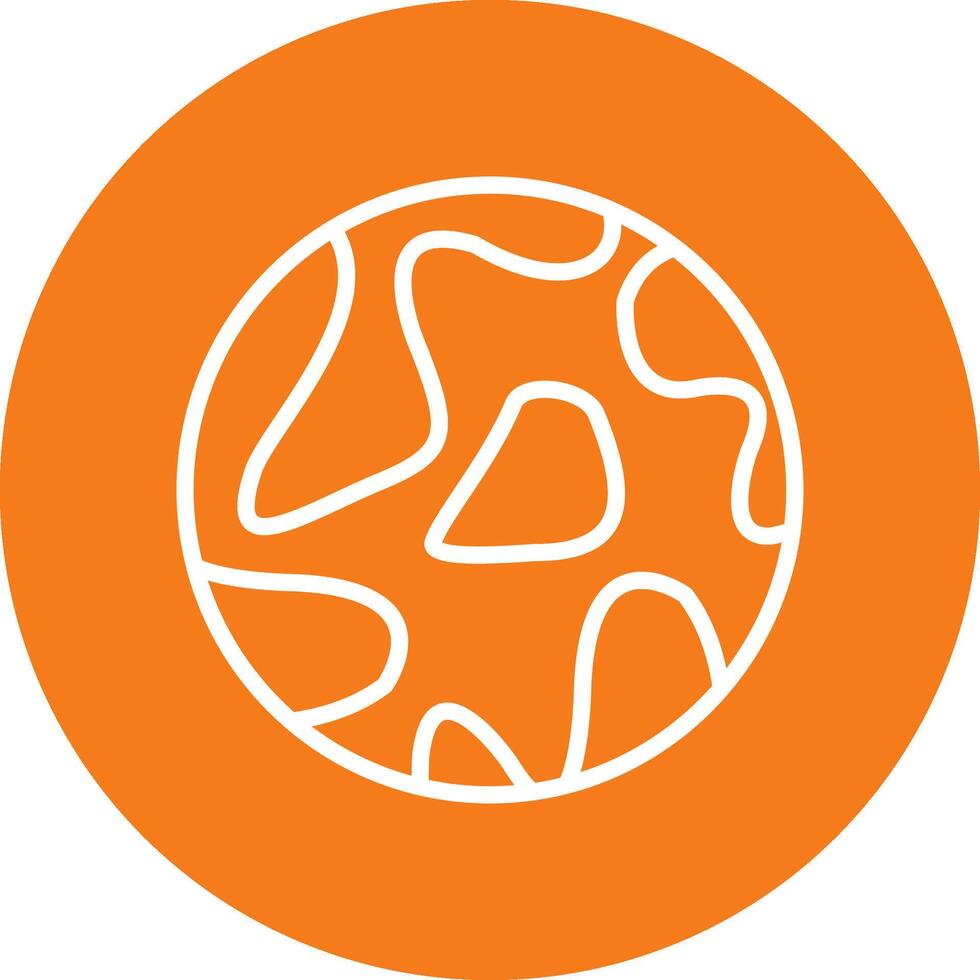 Planet Colorful Icon vector