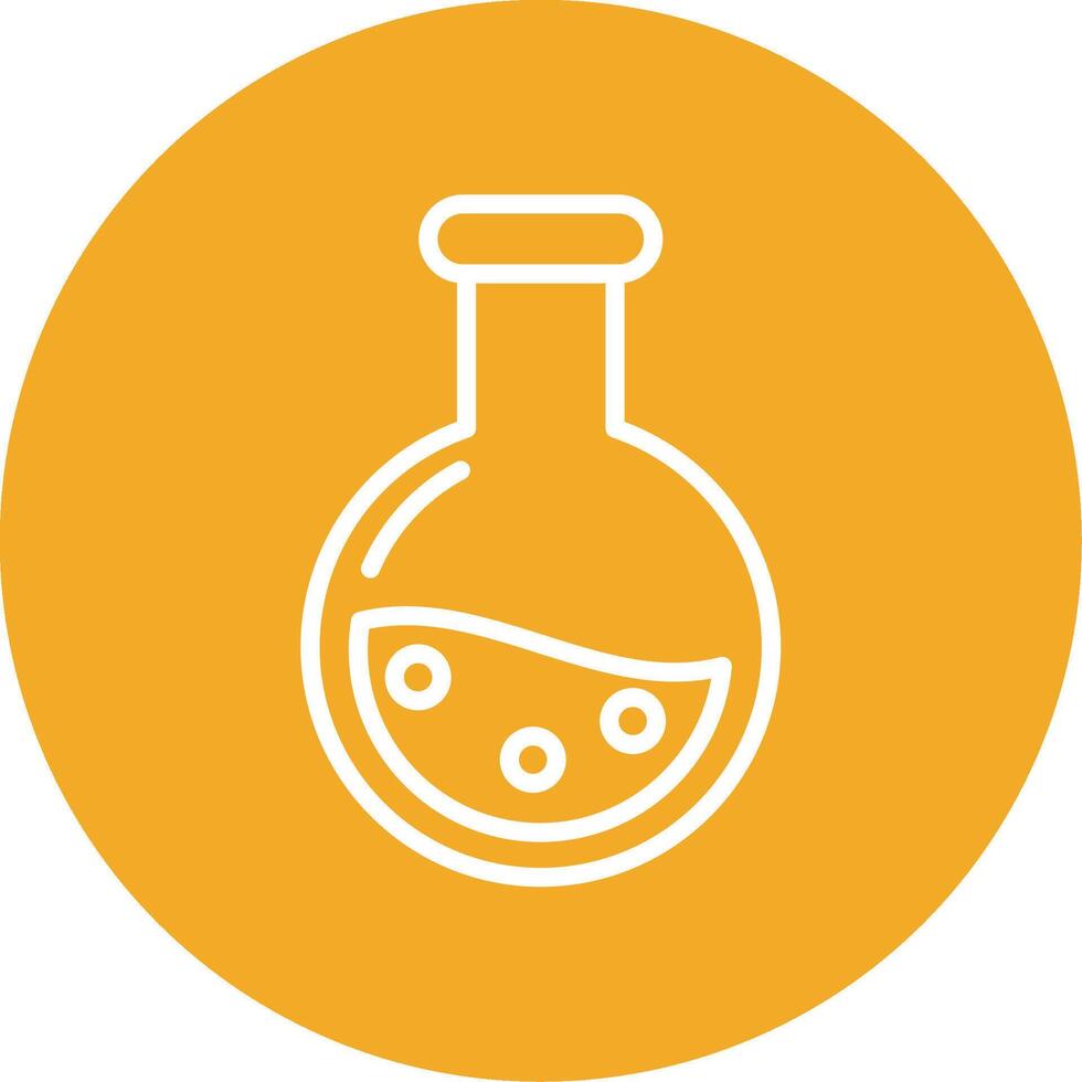 Flask Colorful Icon vector