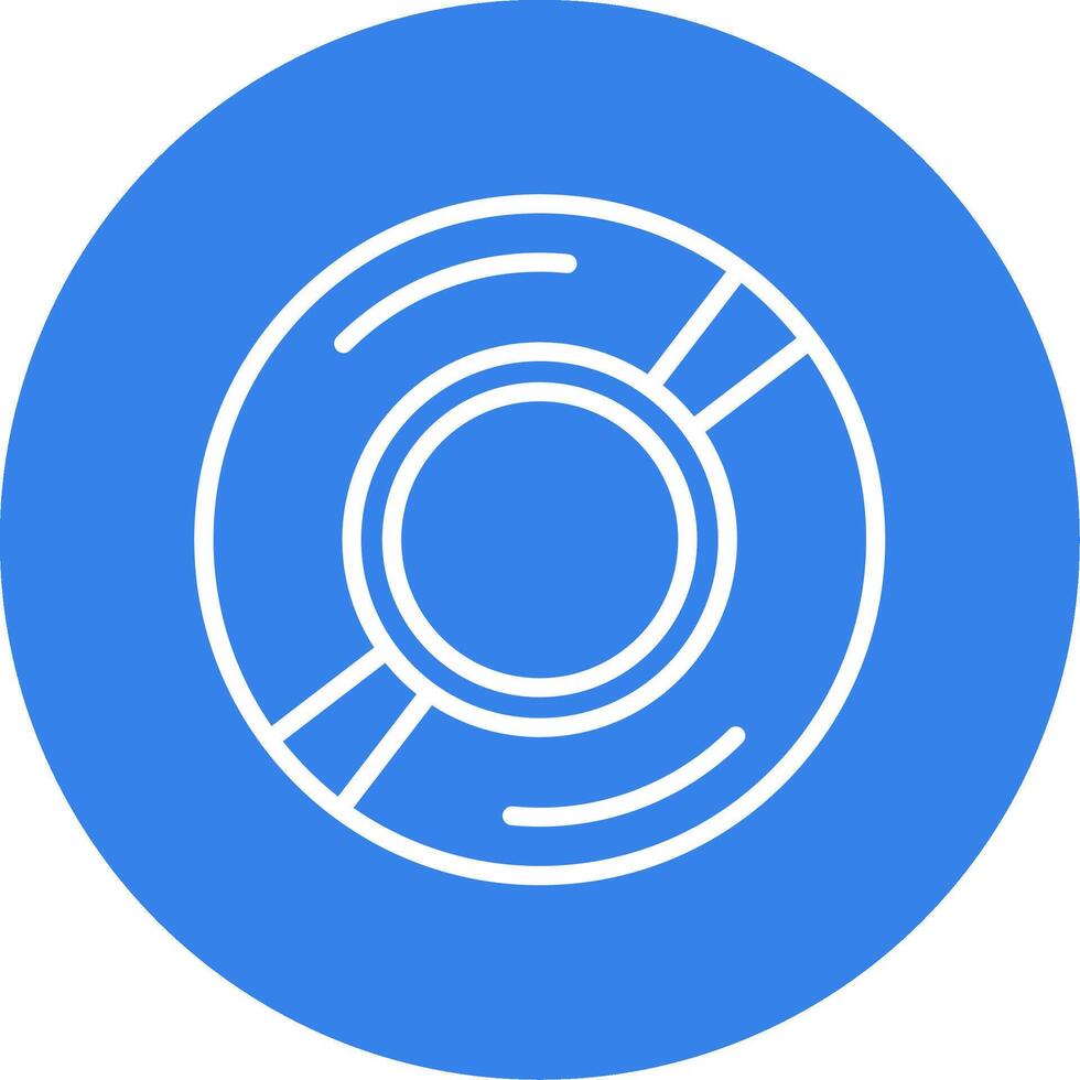 Compact Disk Colorful Icon vector
