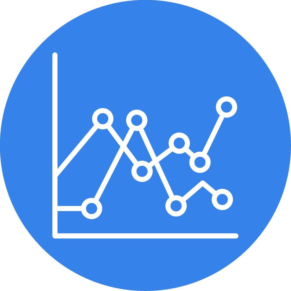 Chart Colorful Icon vector