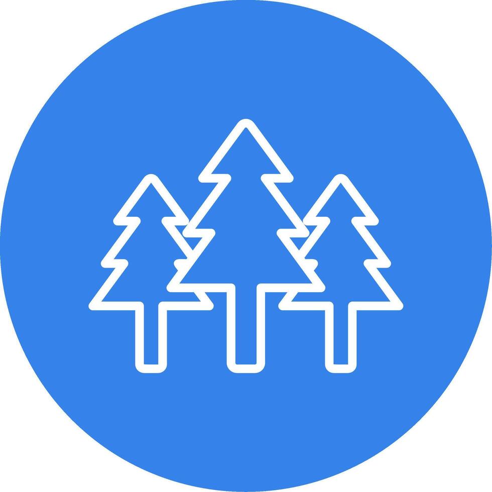 Forest Colorful Icon vector