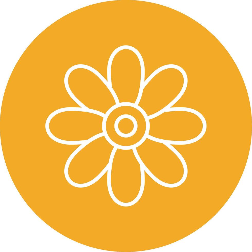 Chamomile Colorful Icon vector