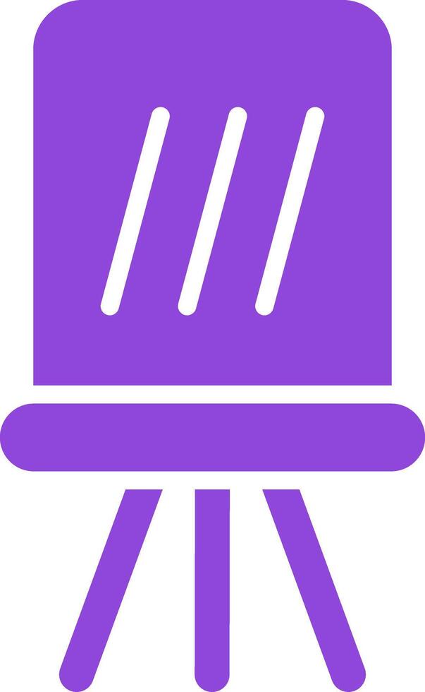 Easel Colorful Icon vector