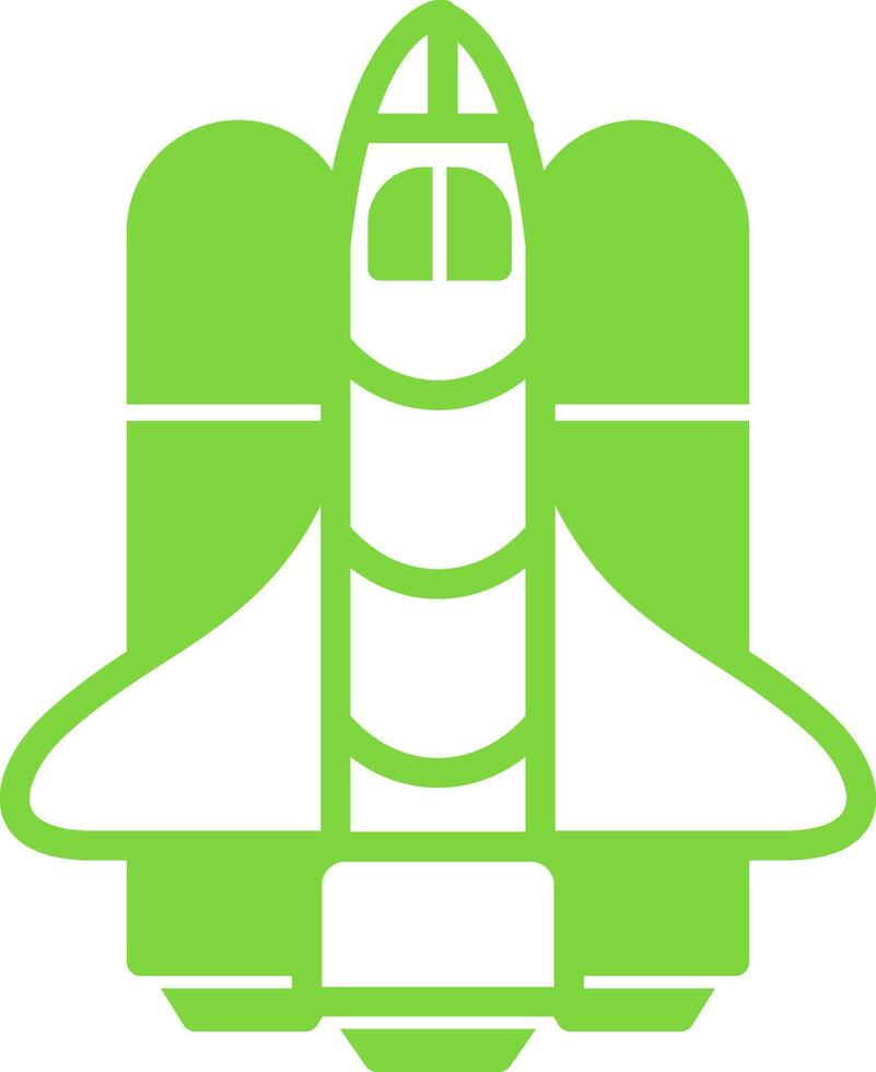 Spaceship Colorful Icon vector