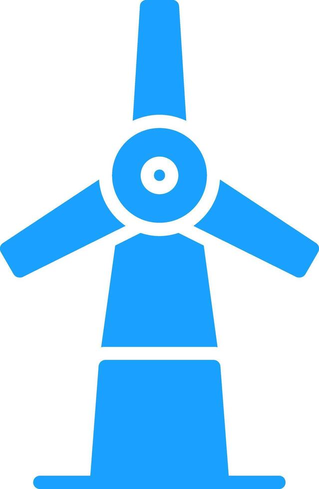 Windmill Colorful Icon vector