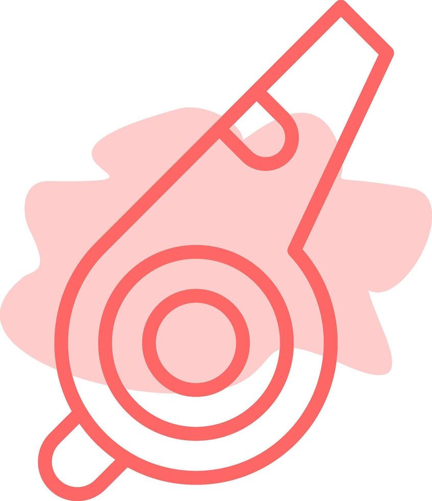 Whistle Colorful Icon vector