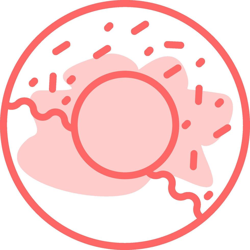 Doughnut Colorful Icon vector
