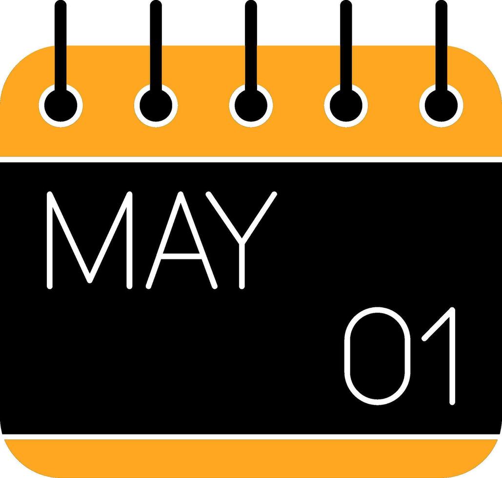 May Colorful Icon vector