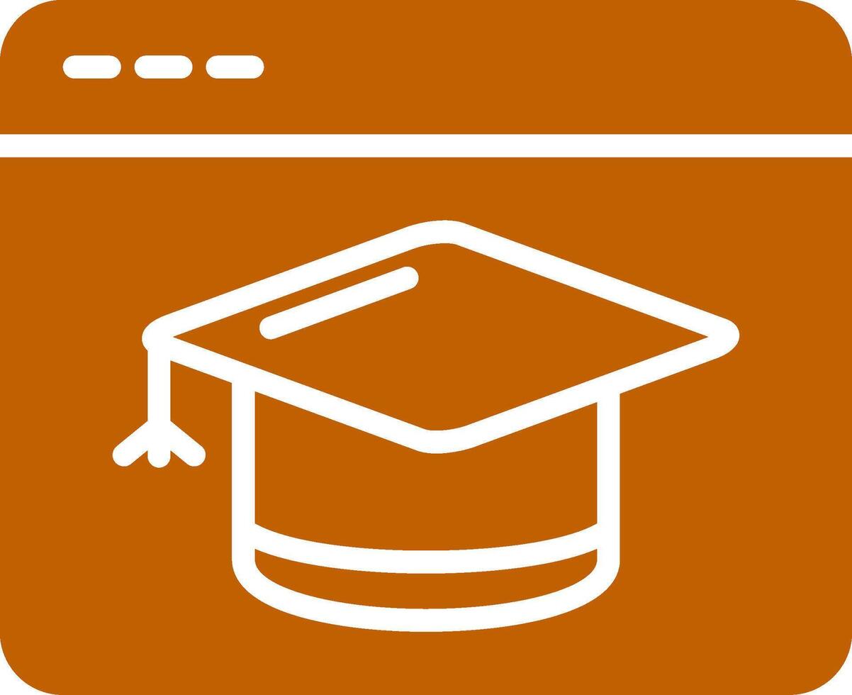 E - Learning Colorful Icon vector