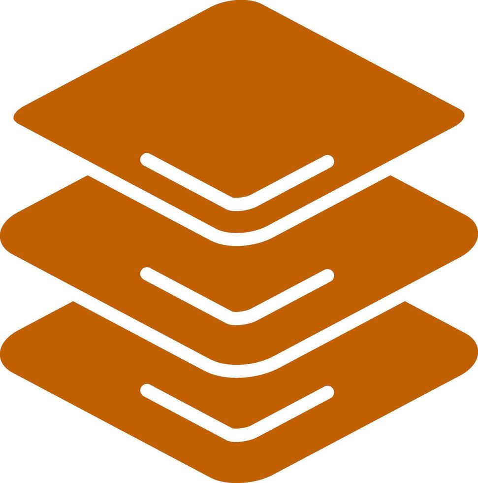 Layers Colorful Icon vector