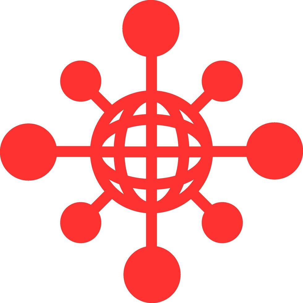 Worldwide Colorful Icon vector