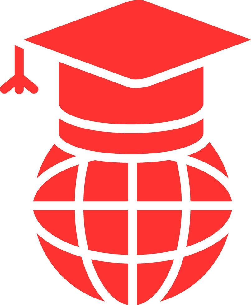 Worldwide Learning Colorful Icon vector