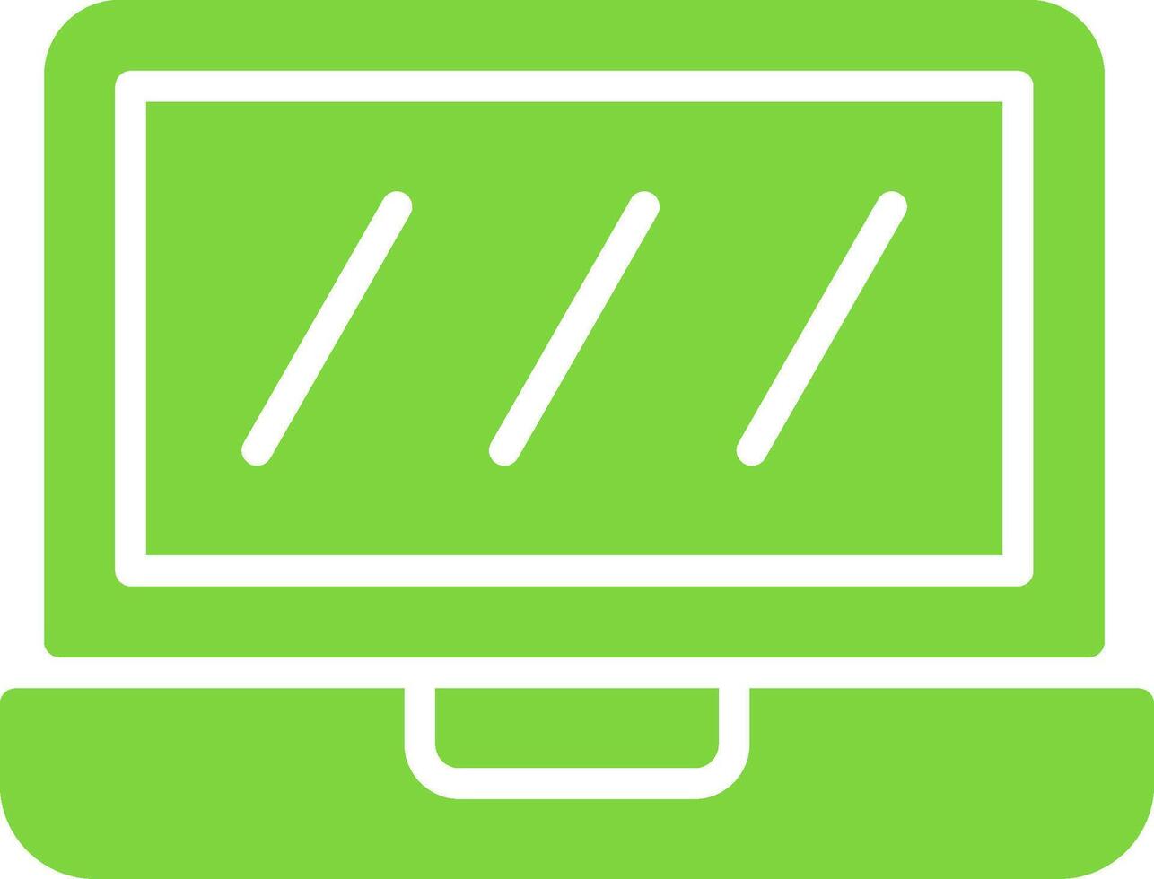 Laptop Colorful Icon vector
