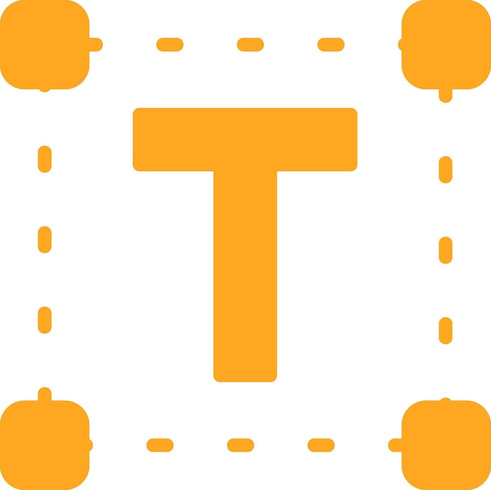 Text Colorful Icon vector