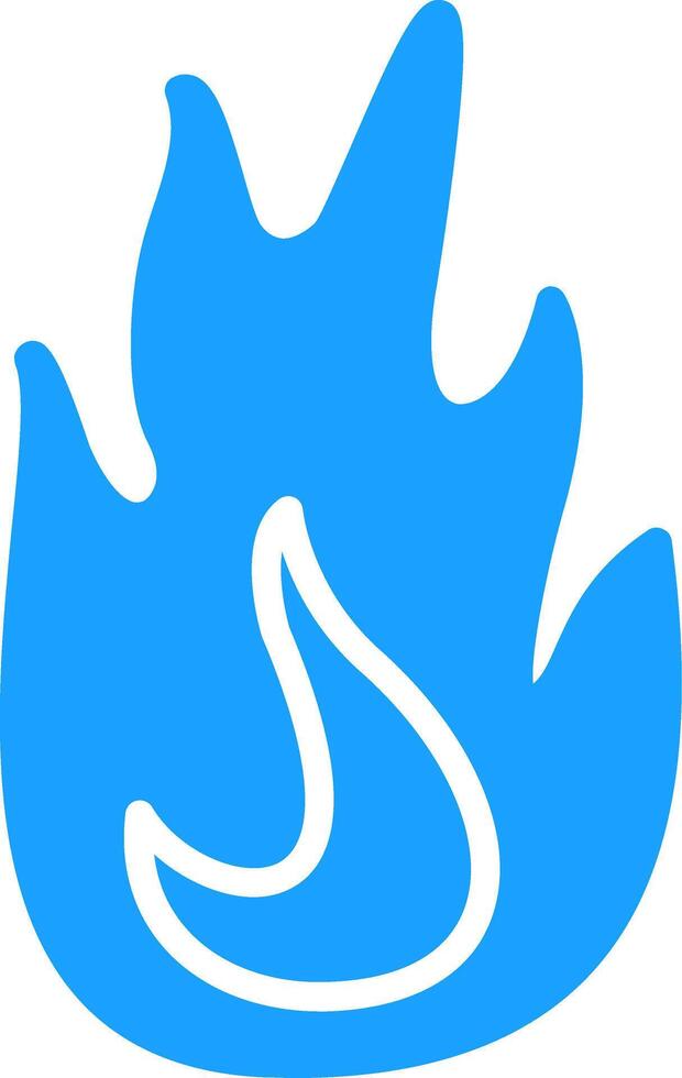Fire Colorful Icon vector