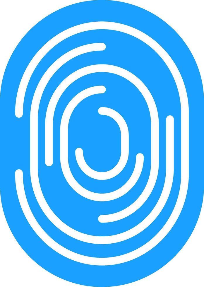 Fingerprint Colorful Icon vector