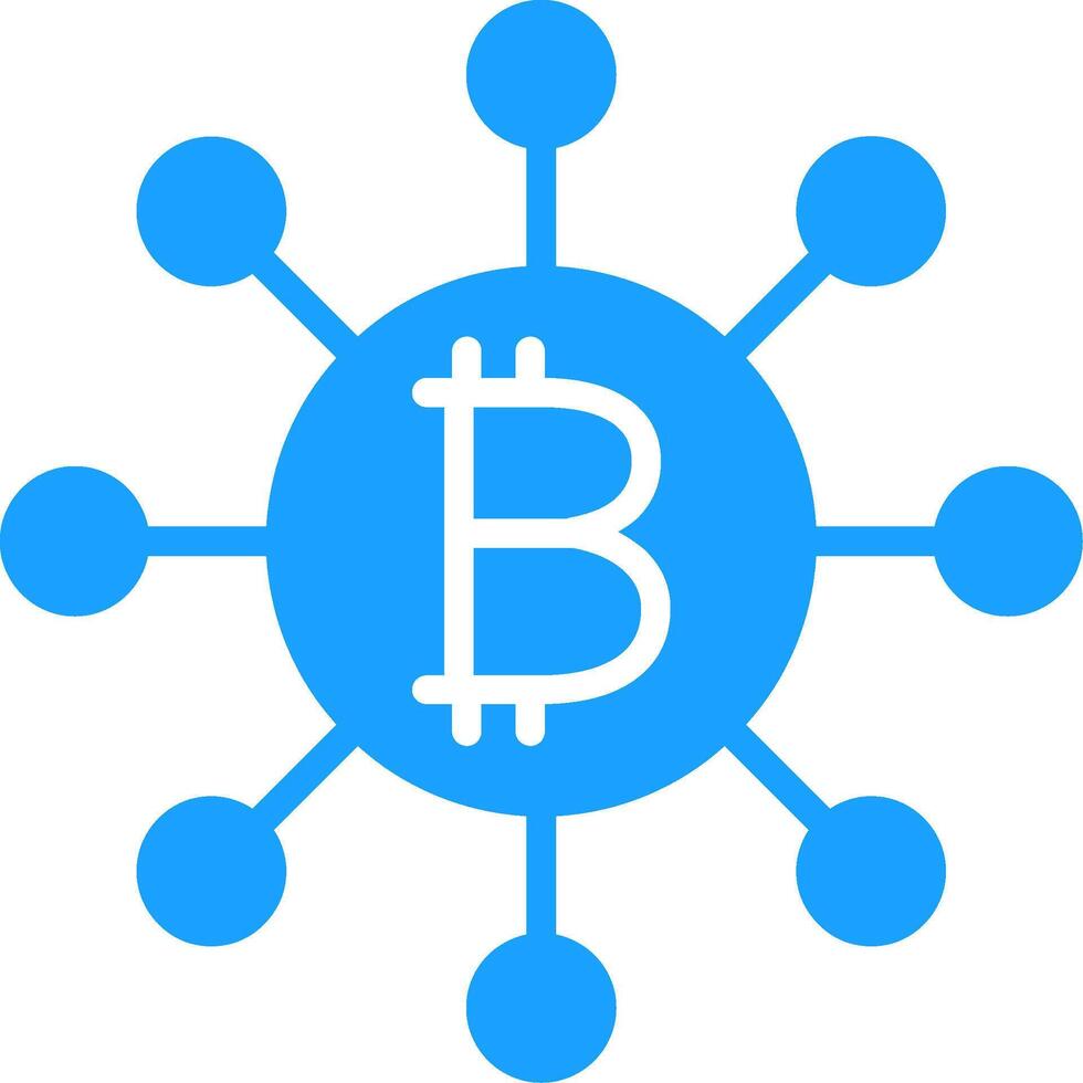 Digitall Currency Colorful Icon vector