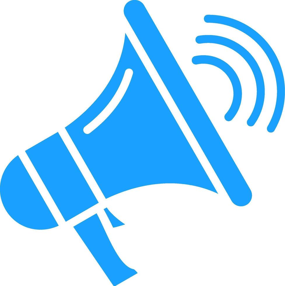 Mega Phone Colorful Icon vector