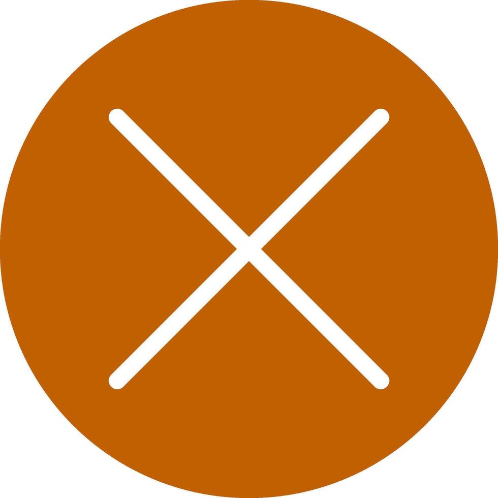 Cancel Colorful Icon vector