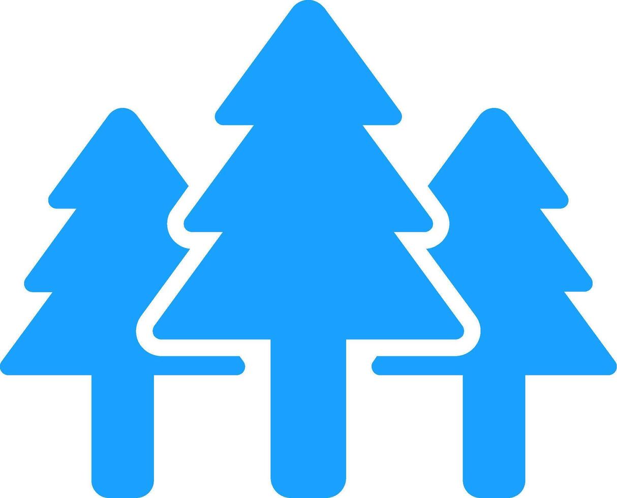 Forest Colorful Icon vector