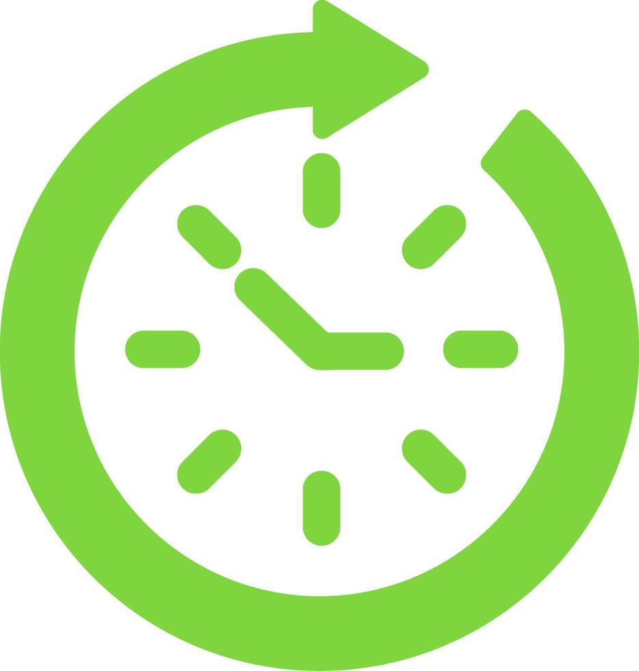 Time Management Colorful Icon vector