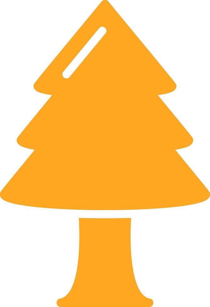 Christmas Tree Colorful Icon vector
