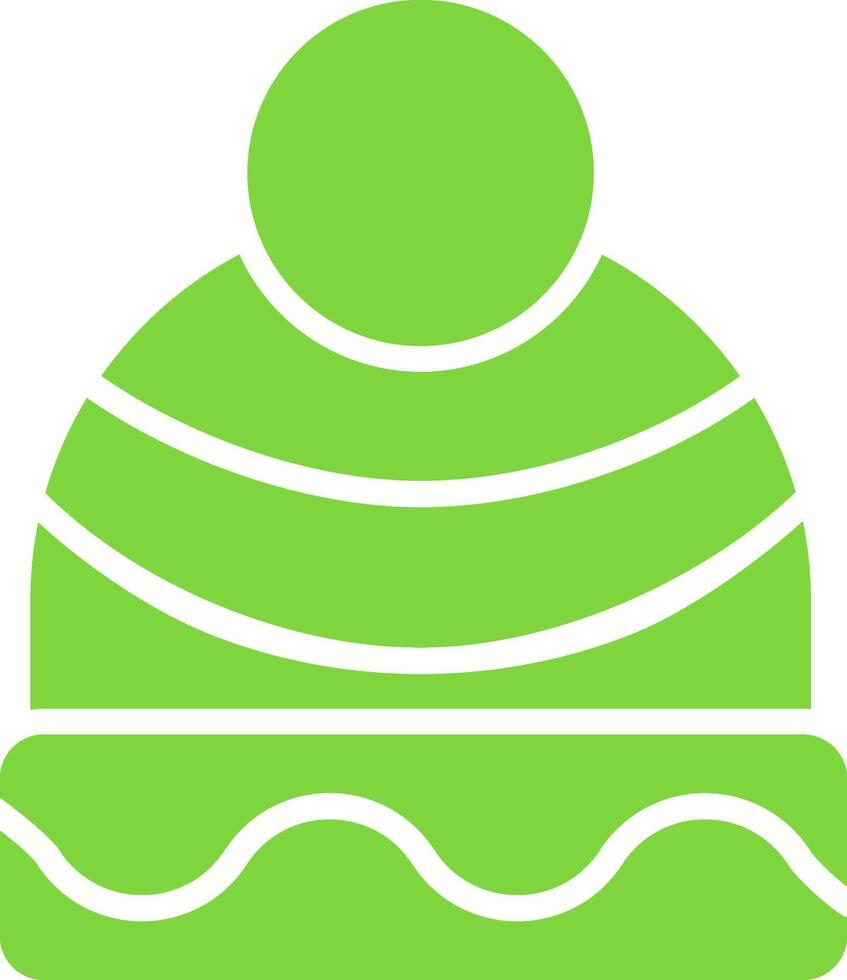 Winter Hat Colorful Icon vector