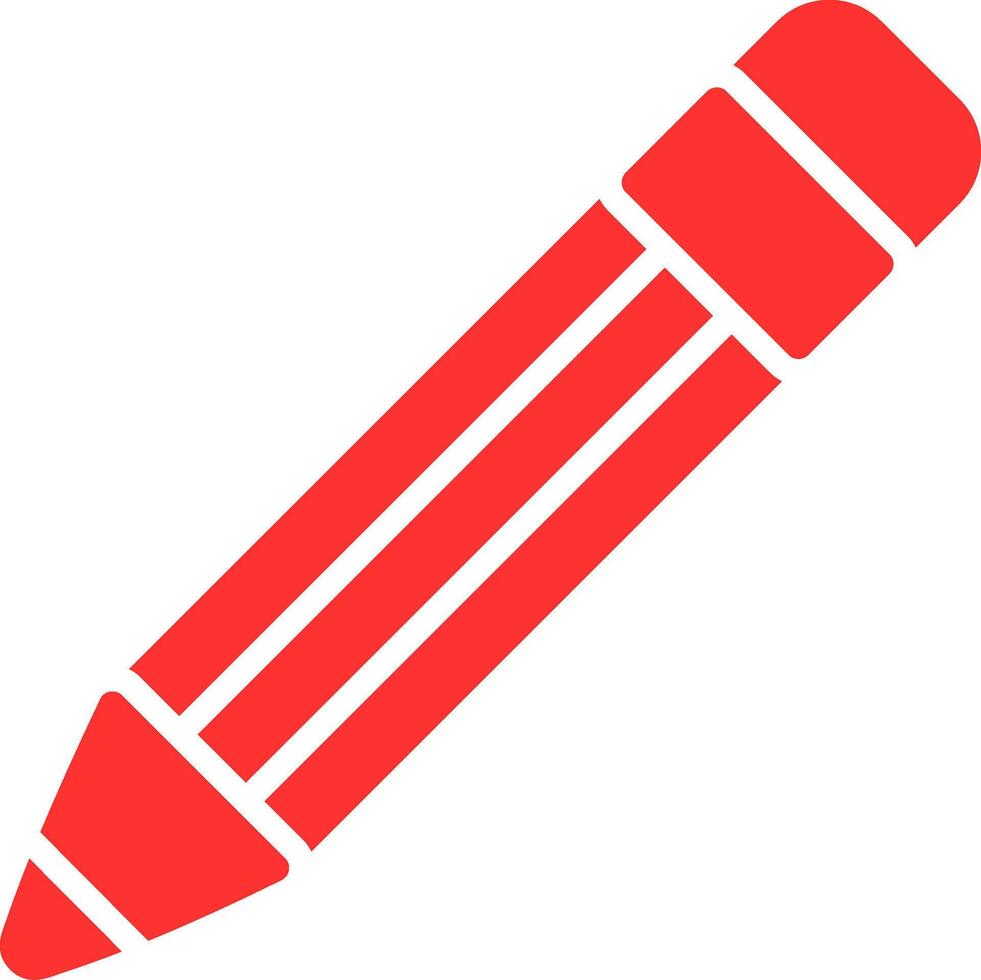 Pencil Colorful Icon vector