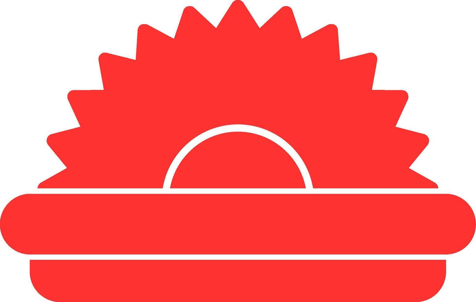 Saw Colorful Icon vector