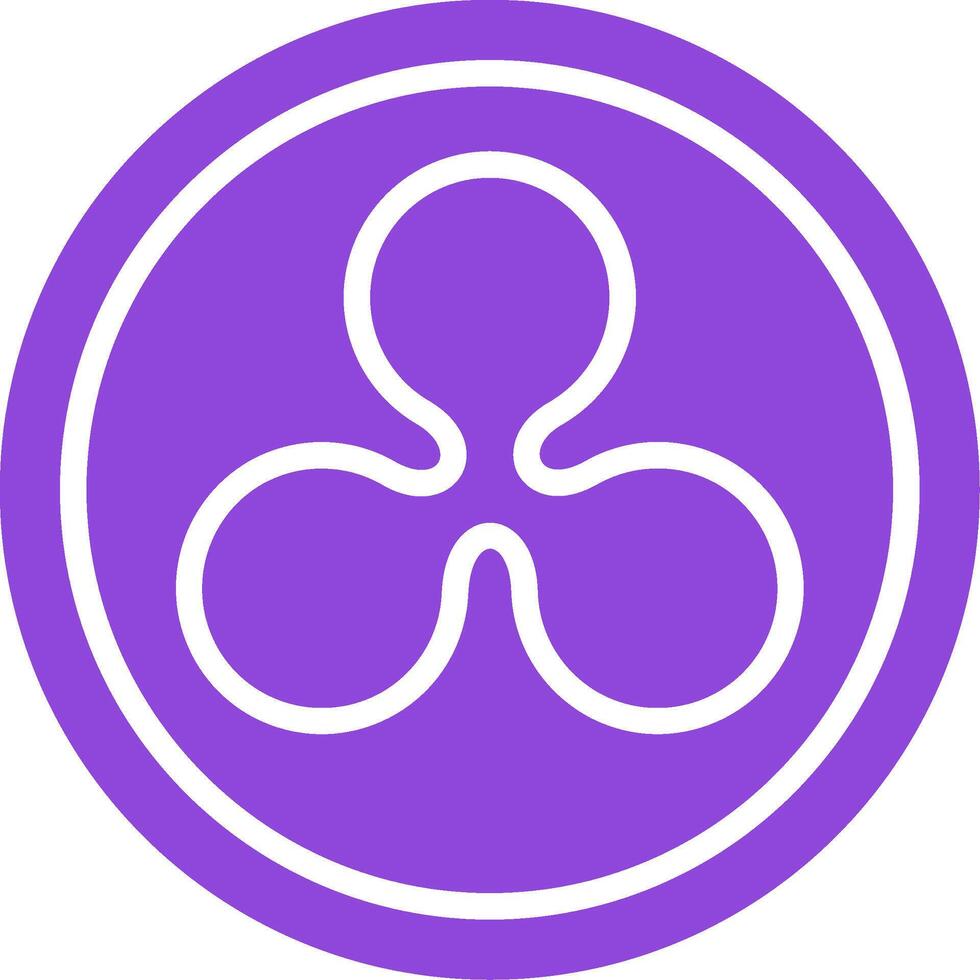 Ripple Colorful Icon vector
