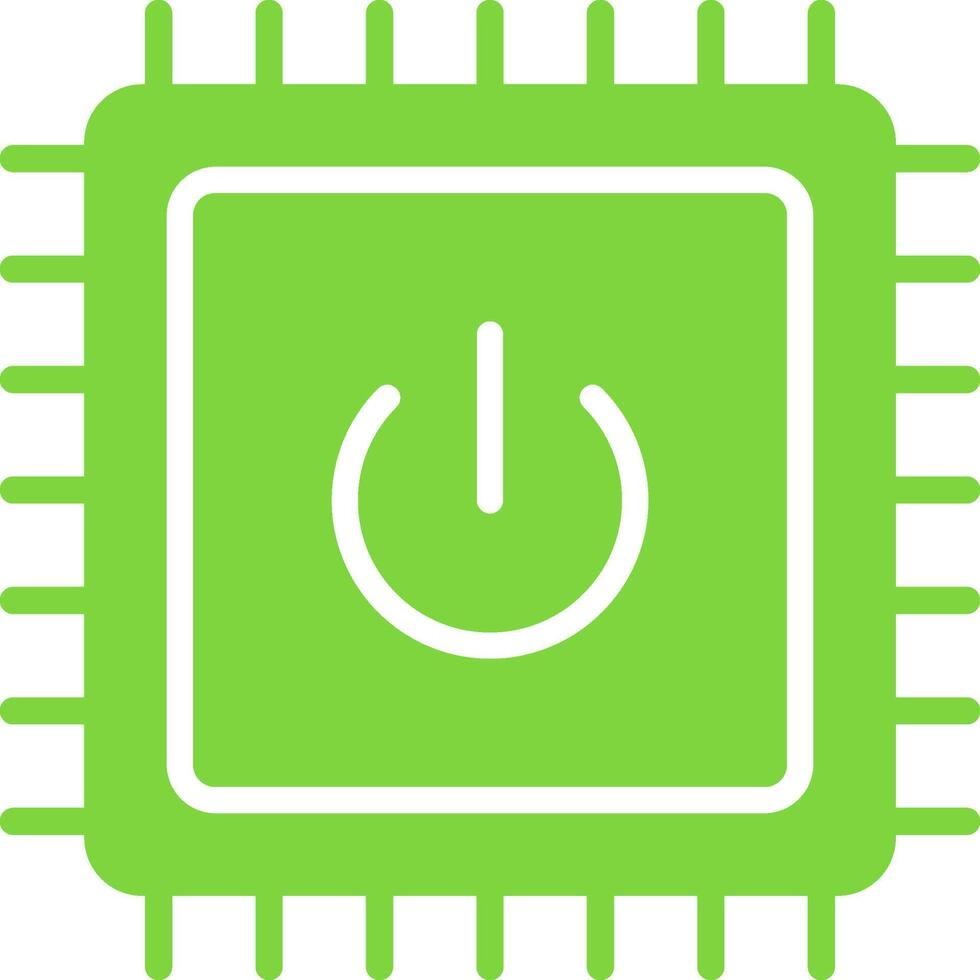 CPU Colorful Icon vector