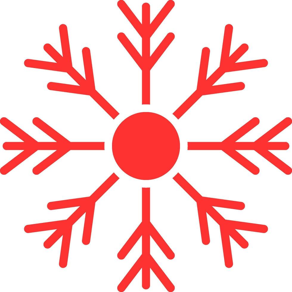 Snowflake Colorful Icon vector