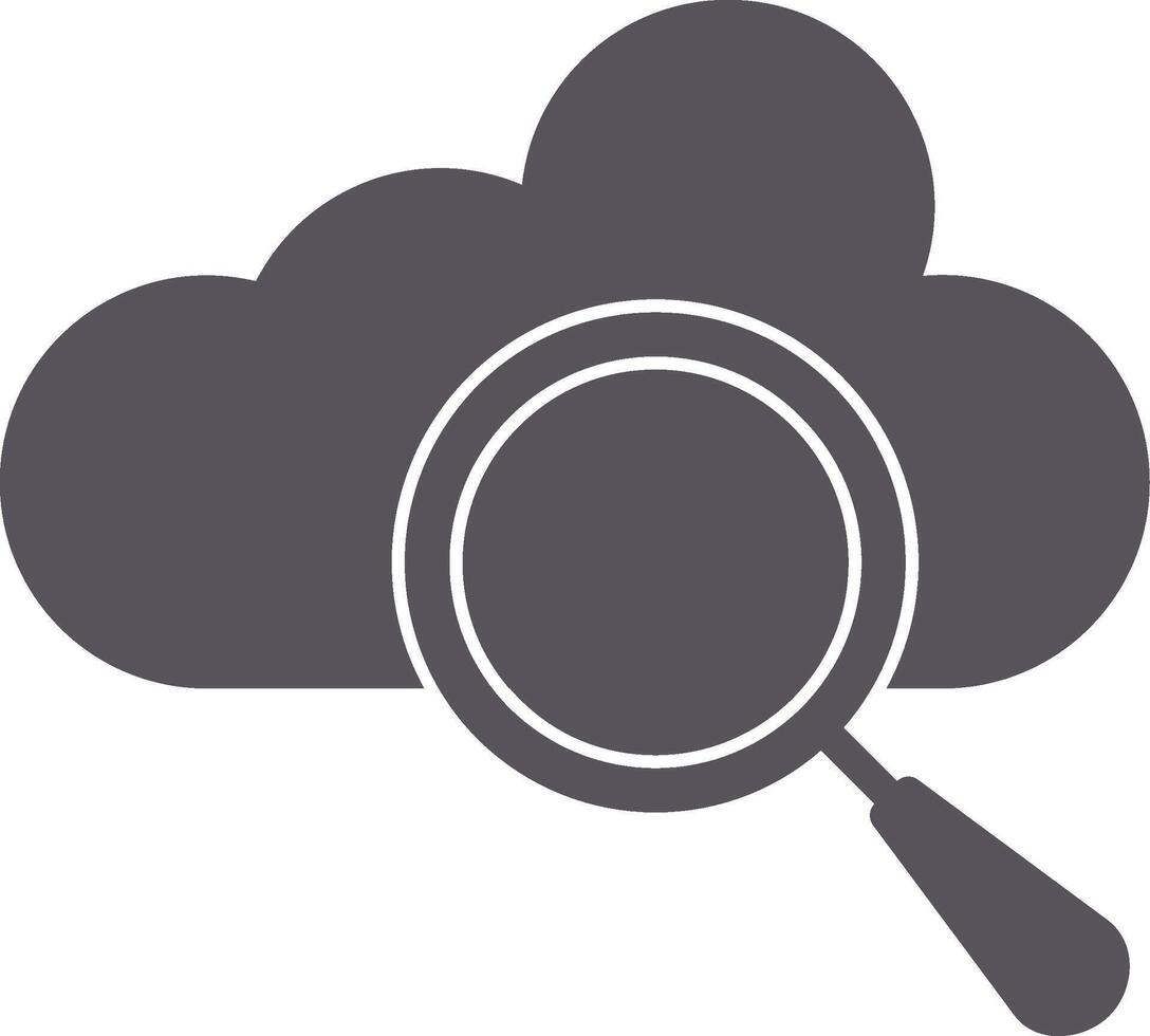 Cloud Computing Colorful Icon vector