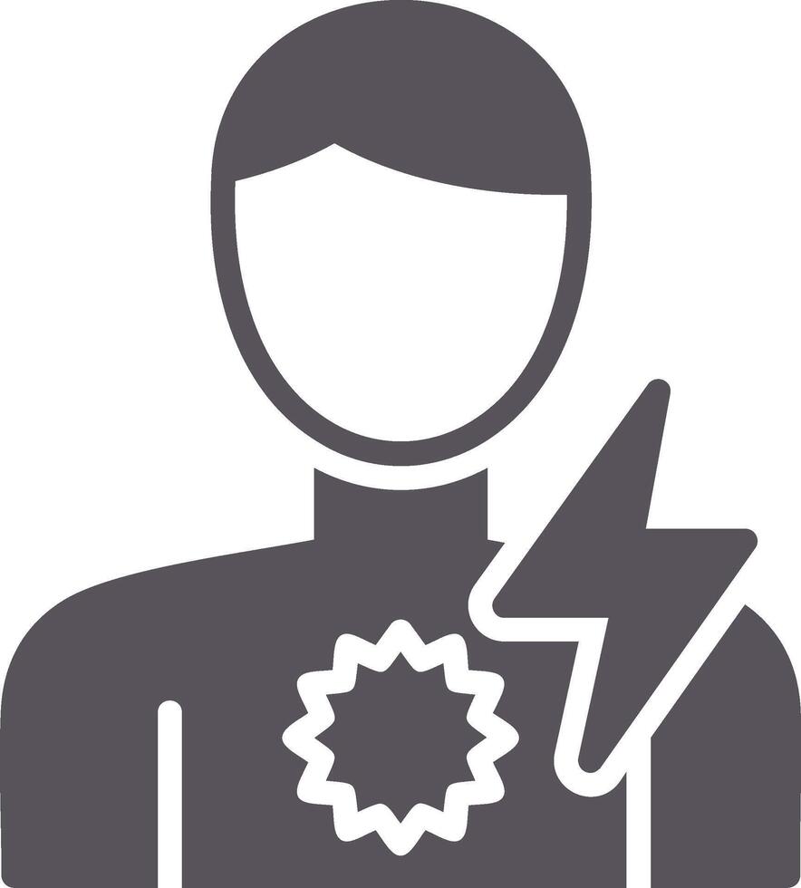 Chest Pain Colorful Icon vector