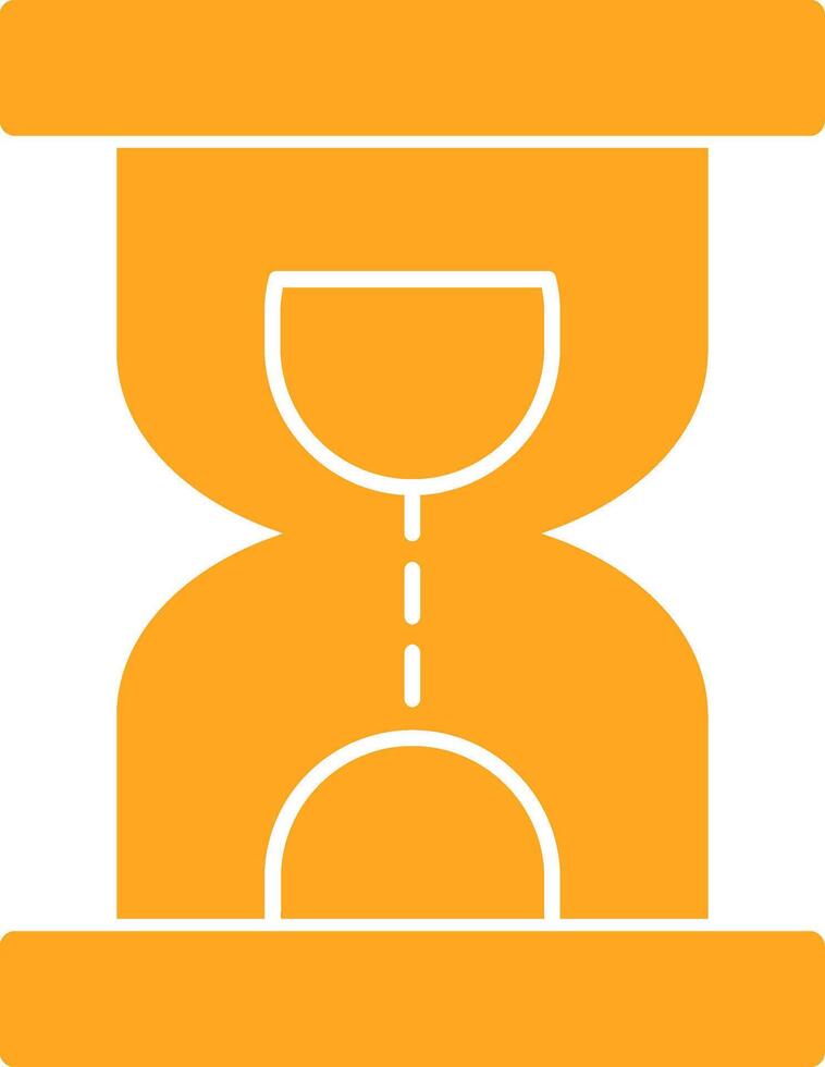 Hourglass Colorful Icon vector