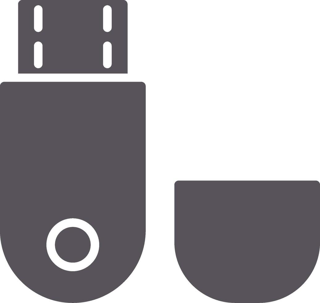 Usb Flash Drive Colorful Icon vector