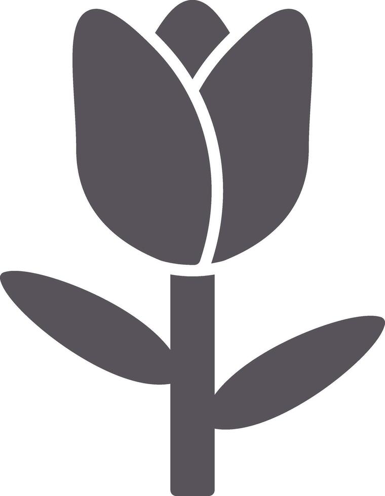 Tulip Colorful Icon vector
