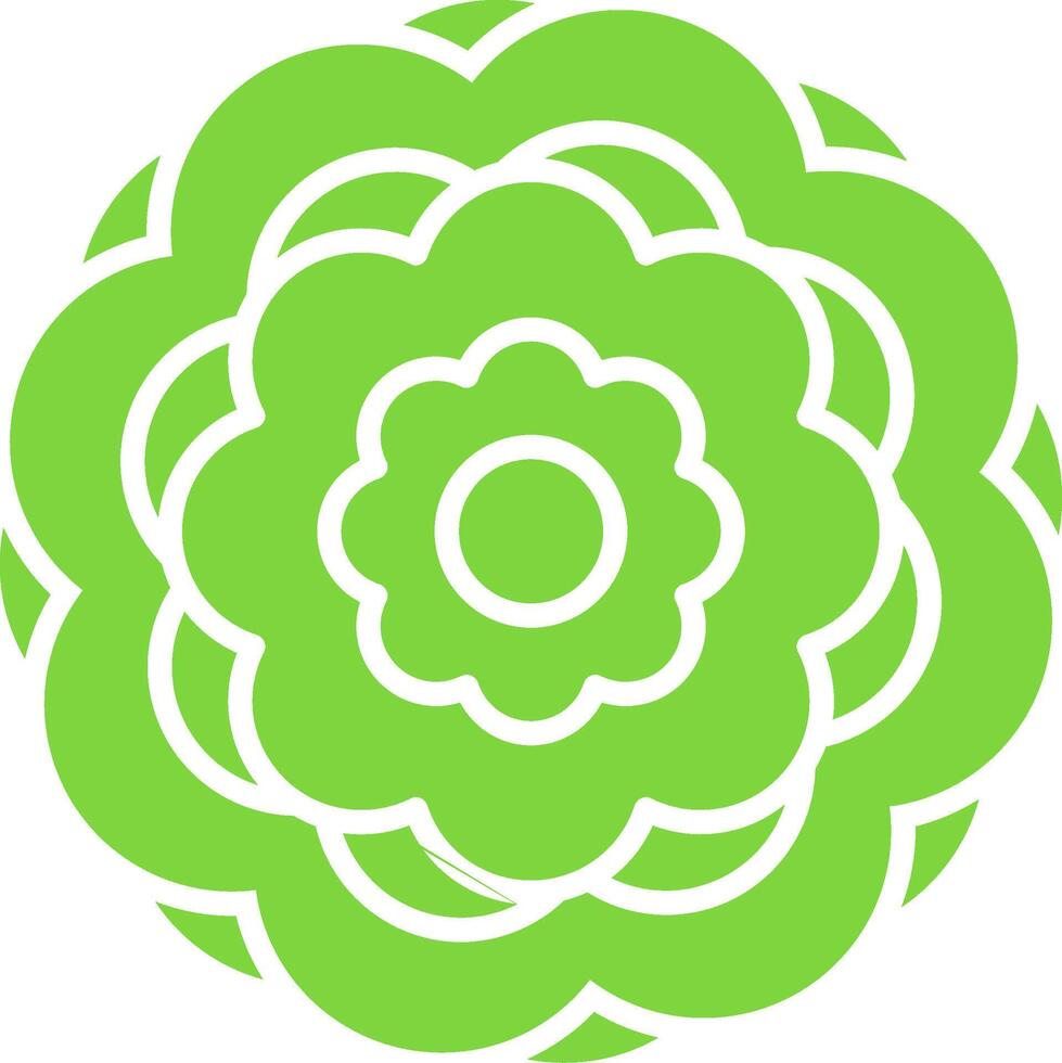 Peony Colorful Icon vector