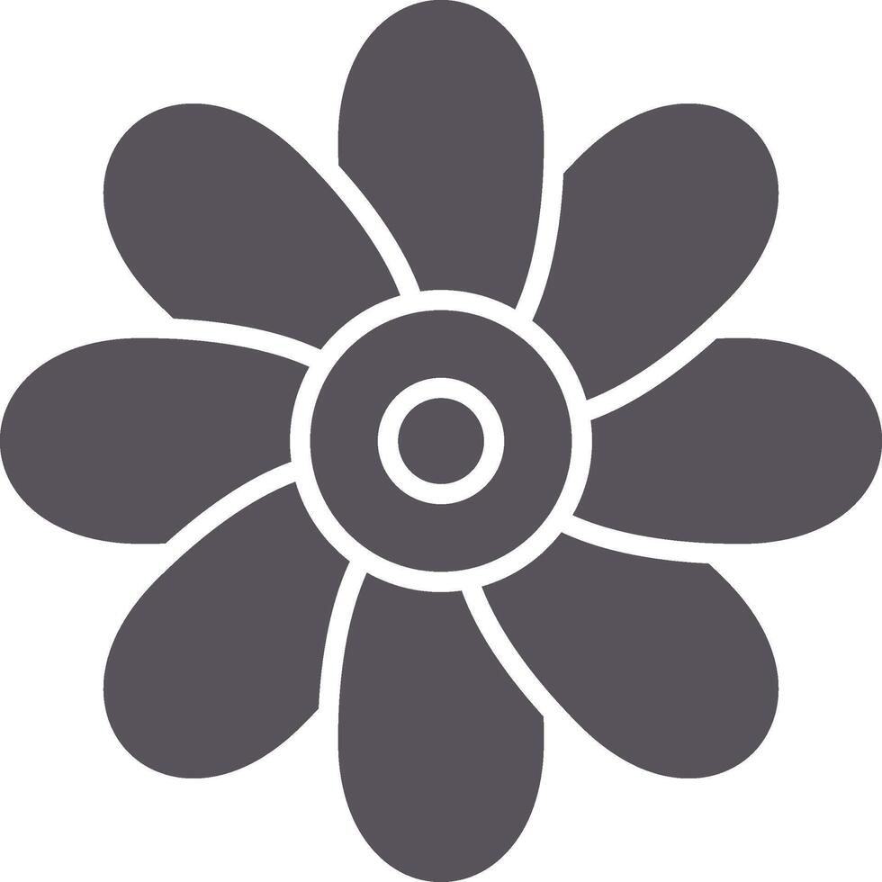 Chamomile Colorful Icon vector