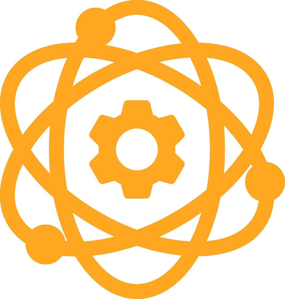 Atom Colorful Icon vector