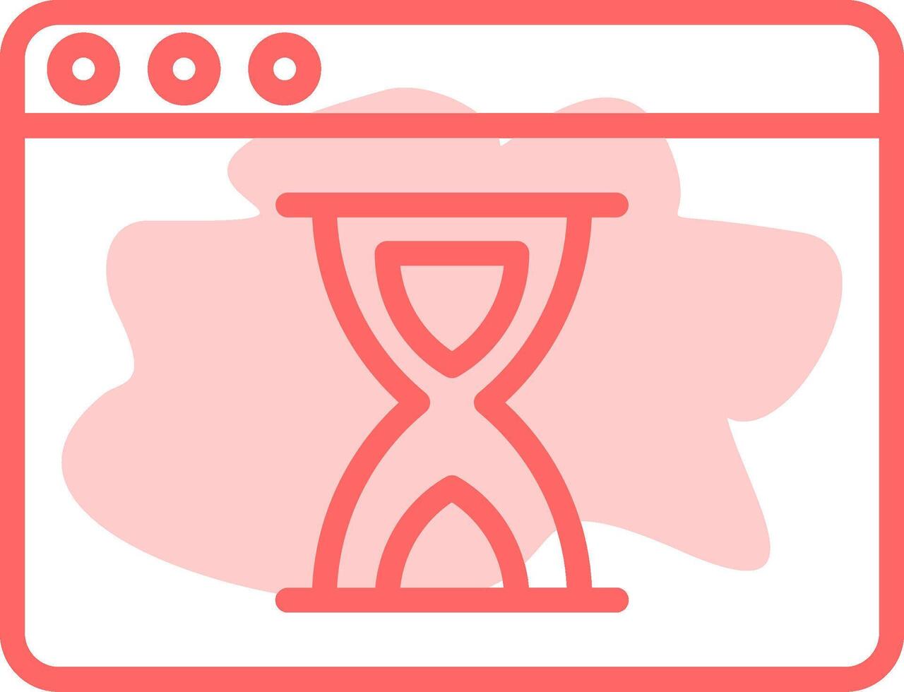 Waiting Colorful Icon vector