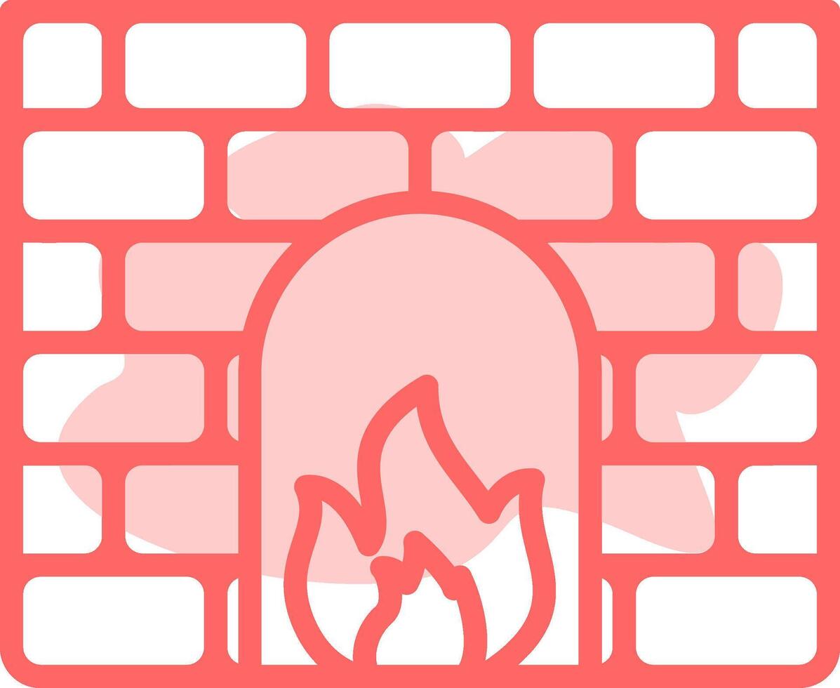 Firewall Colorful Icon vector