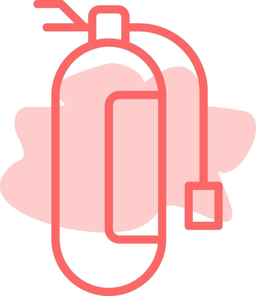 Fire Extinguisher Colorful Icon vector