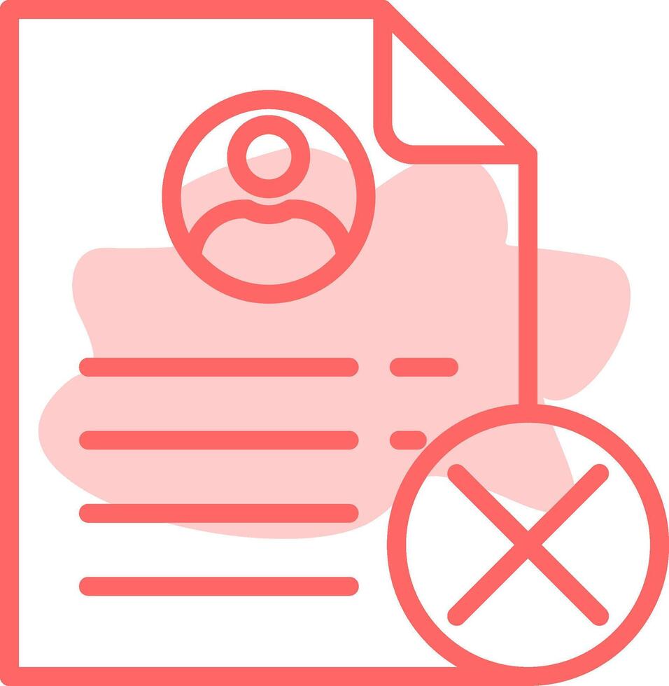 Denied Colorful Icon vector