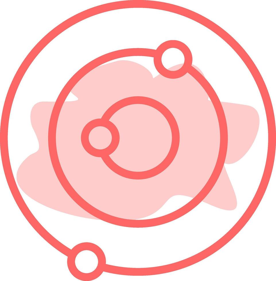 Solar System Colorful Icon vector