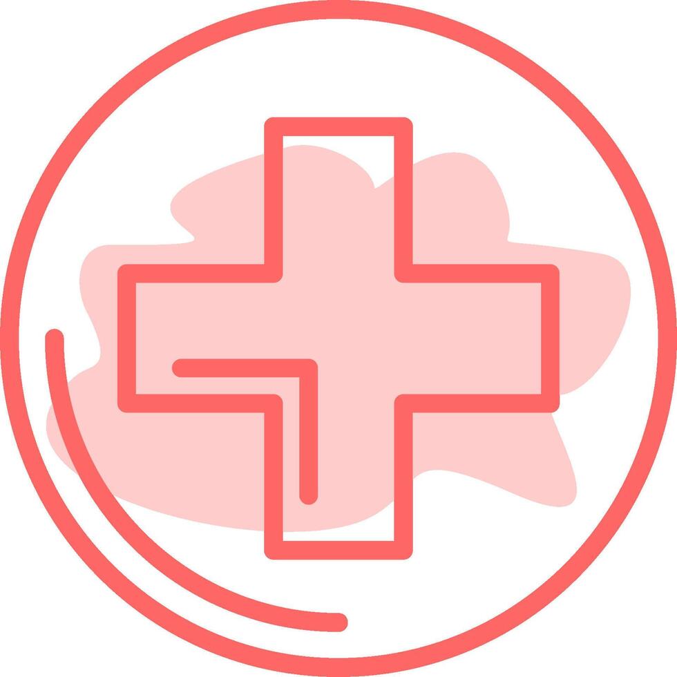Hospital Colorful Icon vector